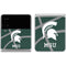 Michigan State University Green Basketball Galaxy Z Flip4 5G Skin