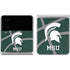 Michigan State University Green Basketball Galaxy Z Flip4 5G Skin