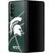 Michigan State University Green Basketball Galaxy Z Fold3 5G Skin