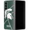 Michigan State University Green Basketball Galaxy Z Fold4 5G Skin