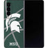 Michigan State University Green Basketball Galaxy Z Fold4 5G Skin