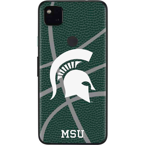 Michigan State University Green Basketball Google Pixel 4a Skin