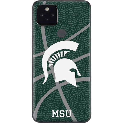 Michigan State University Green Basketball Google Pixel 5a Skin