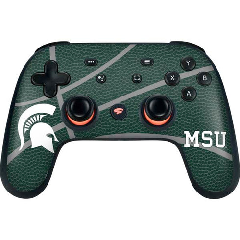Michigan State University Green Basketball Google Stadia Controller Skin