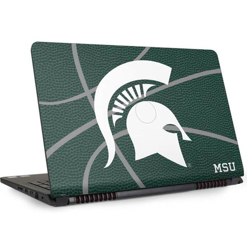 Michigan State University Green Basketball Dell Inspiron Skin