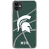 Michigan State University Green Basketball iPhone 11 Clear Case
