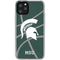 Michigan State University Green Basketball iPhone 11 Pro Clear Case