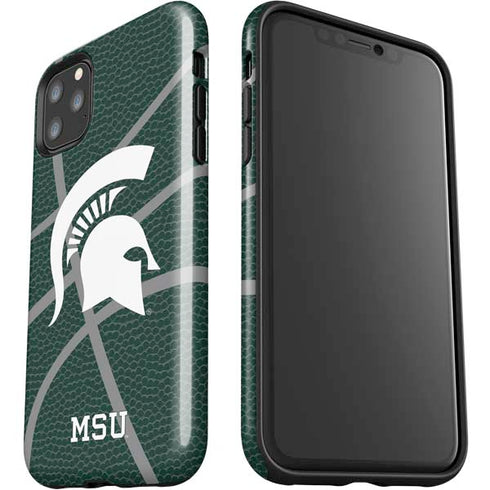 Michigan State University Green Basketball iPhone 11 Pro Max Impact Case