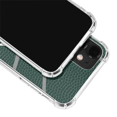 Michigan State University Green Basketball iPhone 12 Clear Case