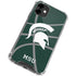 Michigan State University Green Basketball iPhone 12 Clear Case