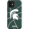 Michigan State University Green Basketball iPhone 12 Impact Case