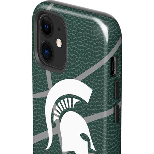 Michigan State University Green Basketball iPhone 12 Impact Case