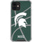 Michigan State University Green Basketball iPhone 12 Mini Clear Case