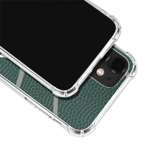 Michigan State University Green Basketball iPhone 12 Mini Clear Case
