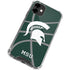 Michigan State University Green Basketball iPhone 12 Mini Clear Case