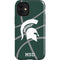 Michigan State University Green Basketball iPhone 12 Mini Impact Case