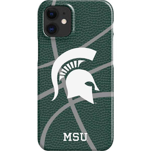 Michigan State University Green Basketball iPhone 12 Mini Lite Case