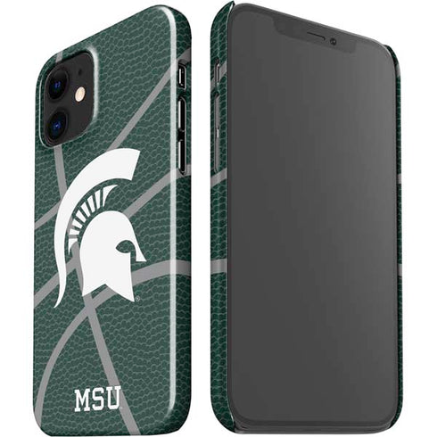 Michigan State University Green Basketball iPhone 12 Mini Lite Case