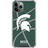 Michigan State University Green Basketball iPhone 12 Pro Clear Case