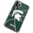 Michigan State University Green Basketball iPhone 12 Pro Max Clear Case