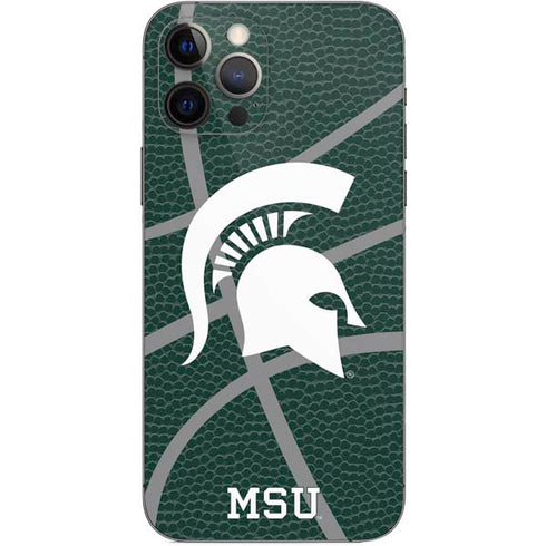 Michigan State University Green Basketball iPhone 12 Pro Skin