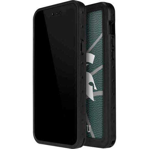Michigan State University Green Basketball iPhone 12 Pro Waterproof Case