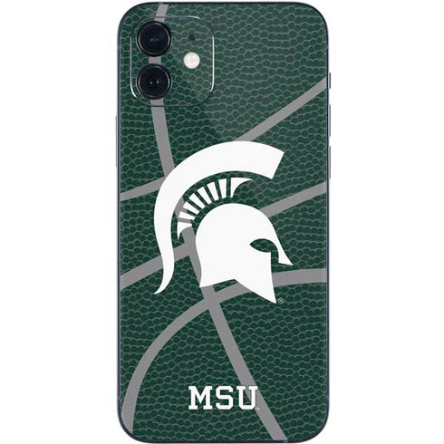 Michigan State University Green Basketball iPhone 12 Skin