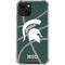 Michigan State University Green Basketball iPhone 13 Clear Case