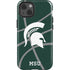 Michigan State University Green Basketball iPhone 13 Impact Case