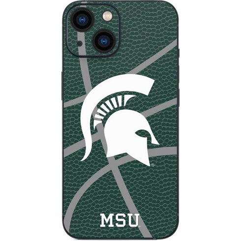 Michigan State University Green Basketball iPhone 13 Mini Skin