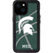 Michigan State University Green Basketball iPhone 13 Mini Waterproof Case