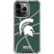 Michigan State University Green Basketball iPhone 13 Pro Clear Case