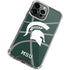Michigan State University Green Basketball iPhone 13 Pro Clear Case