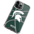 Michigan State University Green Basketball iPhone 13 Pro Max Clear Case