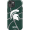 Michigan State University Green Basketball iPhone 14 Impact Case