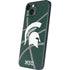 Michigan State University Green Basketball iPhone 15 Plus Skin