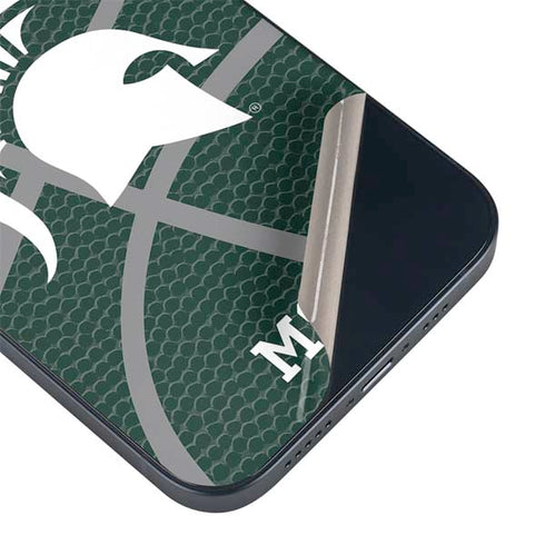 Michigan State University Green Basketball iPhone 15 Plus Skin