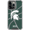 Michigan State University Green Basketball iPhone 14 Pro Clear Case