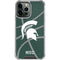 Michigan State University Green Basketball iPhone 14 Pro Max Clear Case