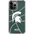 Michigan State University Green Basketball iPhone 14 Pro Max Clear Case