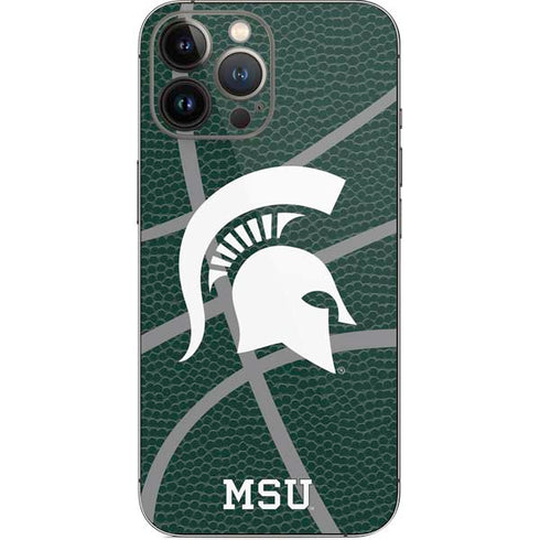 Michigan State University Green Basketball iPhone 14 Pro Max Skin