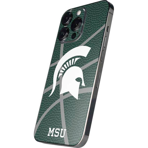 Michigan State University Green Basketball iPhone 14 Pro Max Skin