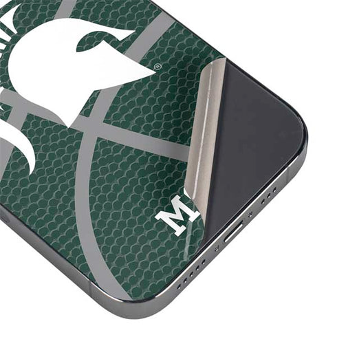 Michigan State University Green Basketball iPhone 14 Pro Max Skin