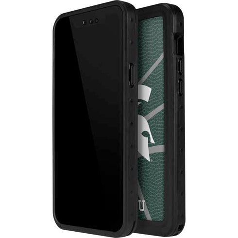 Michigan State University Green Basketball iPhone 14 Pro Max Waterproof Case