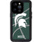 Michigan State University Green Basketball iPhone 14 Pro Waterproof Case