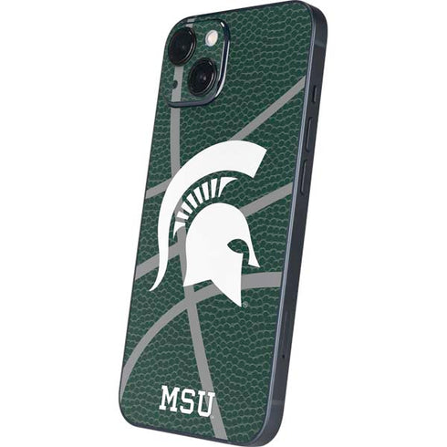 Michigan State University Green Basketball iPhone 15 Skin