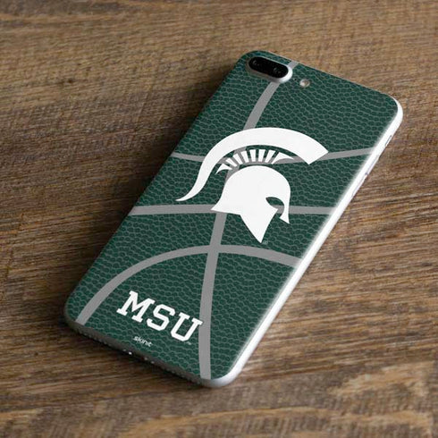 Michigan State University Green Basketball iPhone 8 Plus Skin