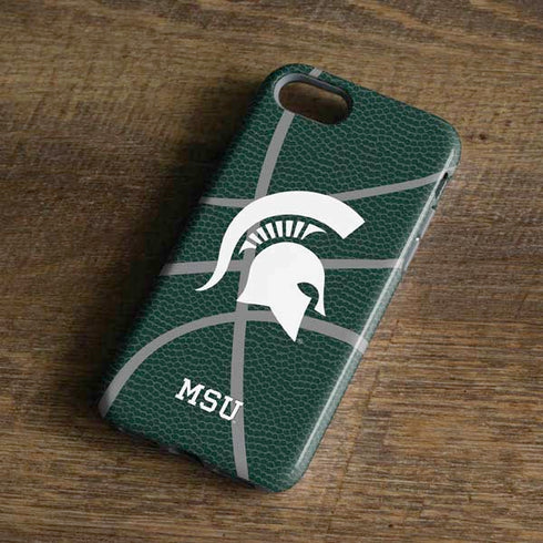 Michigan State University Green Basketball iPhone 8 Pro Case