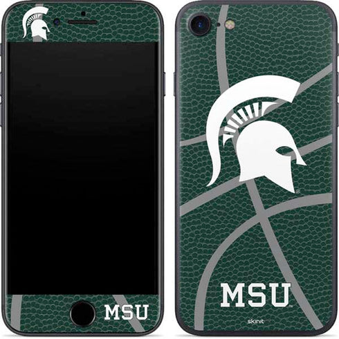 Michigan State University Green Basketball iPhone 8 Skin
