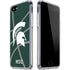 Michigan State University Green Basketball iPhone SE (2nd & 3rd Gen) Clear Case
